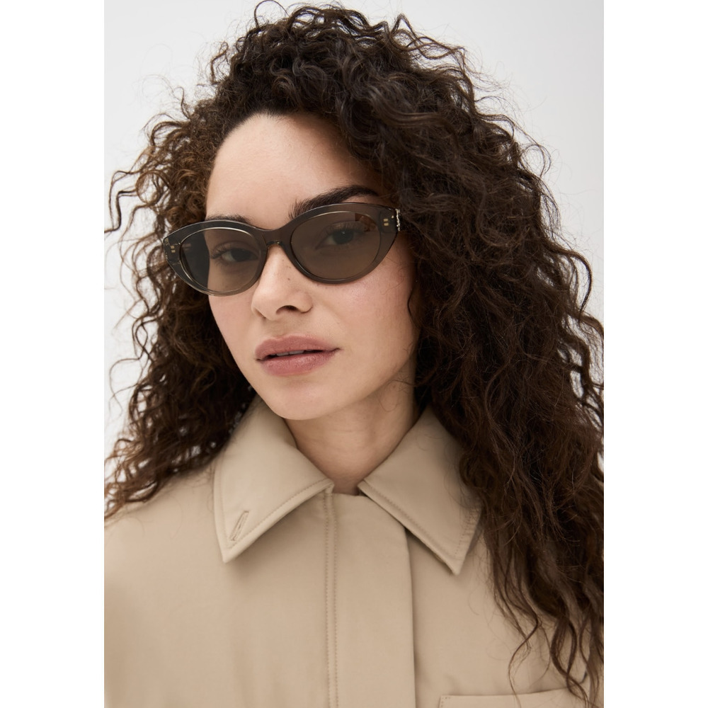 NWT Yves Saint Laurent SL M148 Brown Grey/ 54mm Sunglasses - Picture 3 of 5